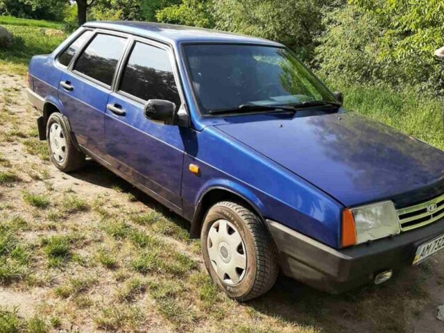 Синий ВАЗ 21099, объемом двигателя 1.5 л и пробегом 186 тыс. км за 2350 $, фото 1 на Automoto.ua
