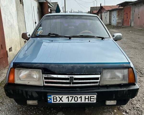 Синий ВАЗ 21099, объемом двигателя 1.5 л и пробегом 67 тыс. км за 1200 $, фото 1 на Automoto.ua