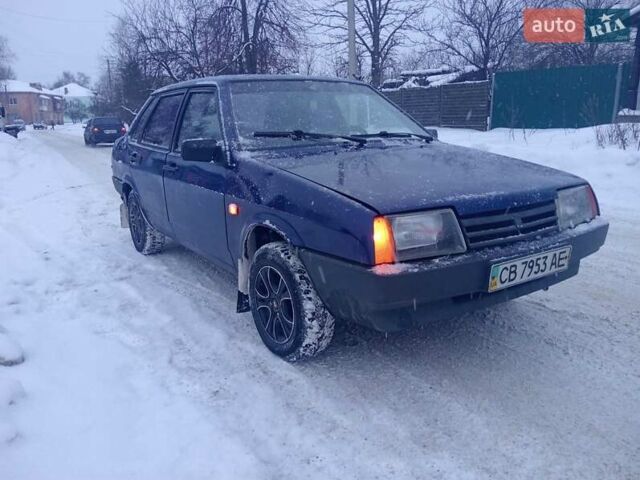 Синій ВАЗ 21099, об'ємом двигуна 1.5 л та пробігом 100 тис. км за 1300 $, фото 1 на Automoto.ua