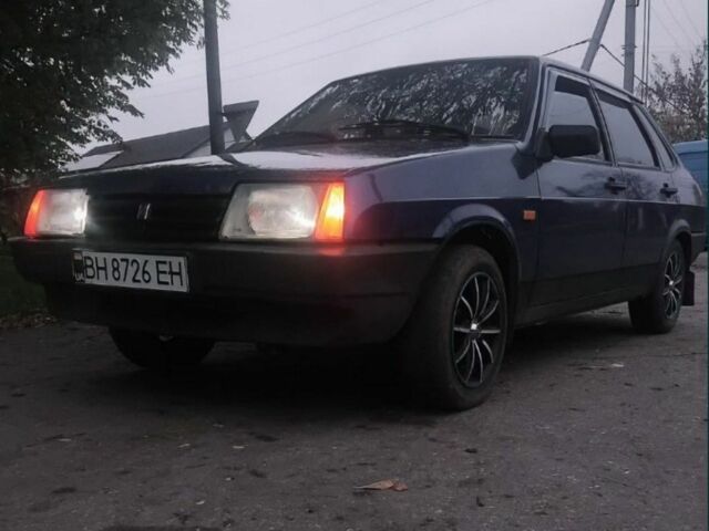 Синий ВАЗ 21099, объемом двигателя 1.6 л и пробегом 3 тыс. км за 1500 $, фото 1 на Automoto.ua