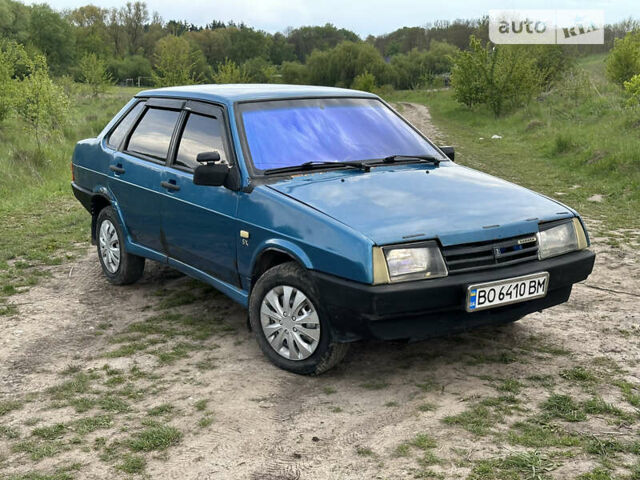 Синий ВАЗ 21099, объемом двигателя 1.5 л и пробегом 100 тыс. км за 1200 $, фото 1 на Automoto.ua