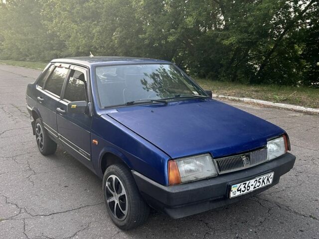Синій ВАЗ 21099, об'ємом двигуна 1.6 л та пробігом 185 тис. км за 1200 $, фото 1 на Automoto.ua