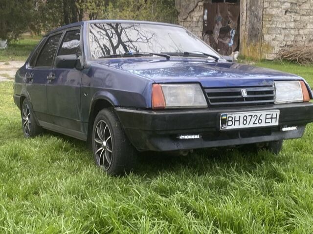 Синий ВАЗ 21099, объемом двигателя 1.6 л и пробегом 3 тыс. км за 1050 $, фото 1 на Automoto.ua
