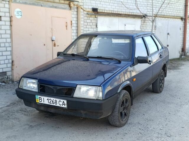 Синий ВАЗ 21099, объемом двигателя 1.5 л и пробегом 170 тыс. км за 1196 $, фото 1 на Automoto.ua