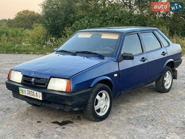 Синій ВАЗ 21099, об'ємом двигуна 1.5 л та пробігом 150 тис. км за 600 $, фото 1 на Automoto.ua