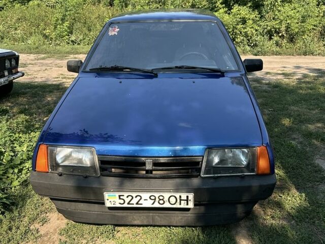 Синий ВАЗ 21099, объемом двигателя 1.5 л и пробегом 180 тыс. км за 1152 $, фото 1 на Automoto.ua
