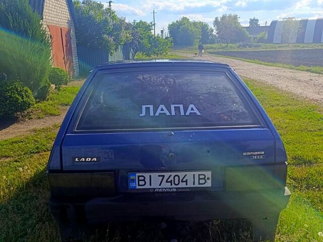 Синій ВАЗ 21099, об'ємом двигуна 1.5 л та пробігом 200 тис. км за 2000 $, фото 1 на Automoto.ua