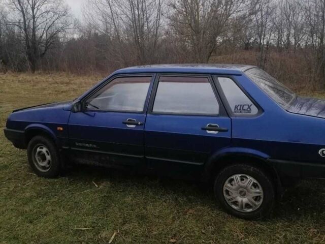 Синий ВАЗ 21099, объемом двигателя 1.5 л и пробегом 280 тыс. км за 1600 $, фото 1 на Automoto.ua