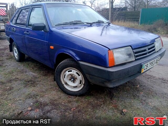 Синій ВАЗ 21099, об'ємом двигуна 1.5 л та пробігом 200 тис. км за 1100 $, фото 1 на Automoto.ua