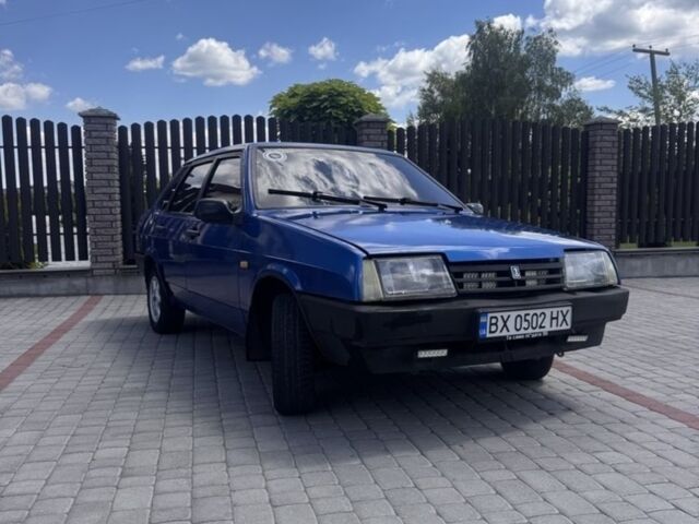 Синий ВАЗ 21099, объемом двигателя 1.5 л и пробегом 130 тыс. км за 1050 $, фото 1 на Automoto.ua