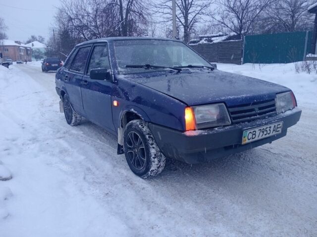 Синій ВАЗ 21099, об'ємом двигуна 1.5 л та пробігом 100 тис. км за 1300 $, фото 1 на Automoto.ua