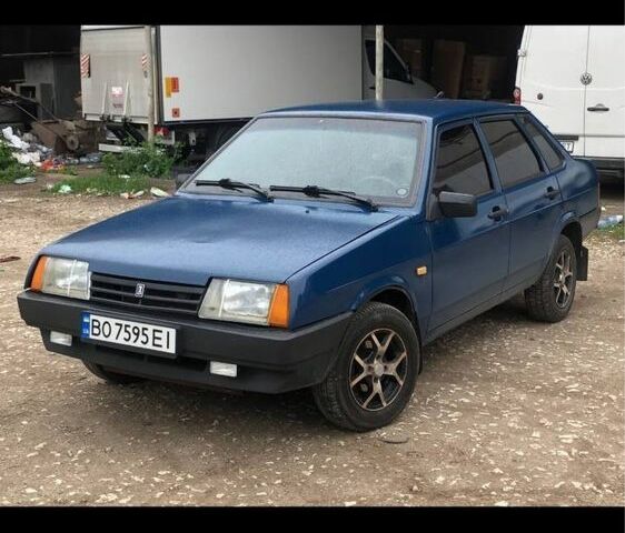Синій ВАЗ 21099, об'ємом двигуна 1.5 л та пробігом 123 тис. км за 900 $, фото 1 на Automoto.ua
