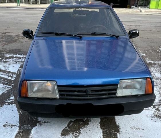 Синий ВАЗ 21099, объемом двигателя 1.5 л и пробегом 245 тыс. км за 1100 $, фото 1 на Automoto.ua