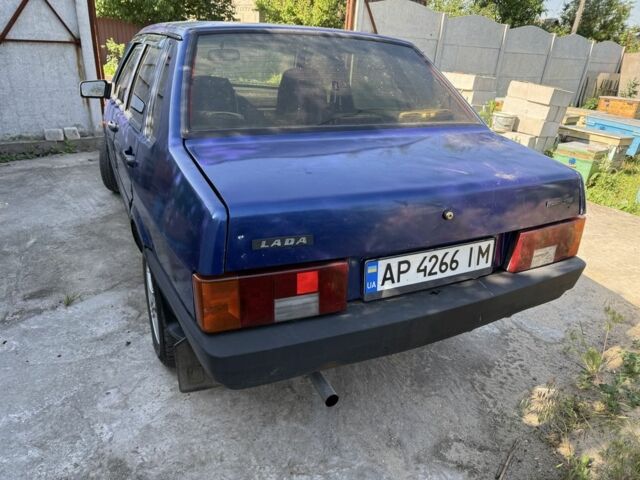 Синий ВАЗ 21099, объемом двигателя 1.5 л и пробегом 110 тыс. км за 1100 $, фото 1 на Automoto.ua