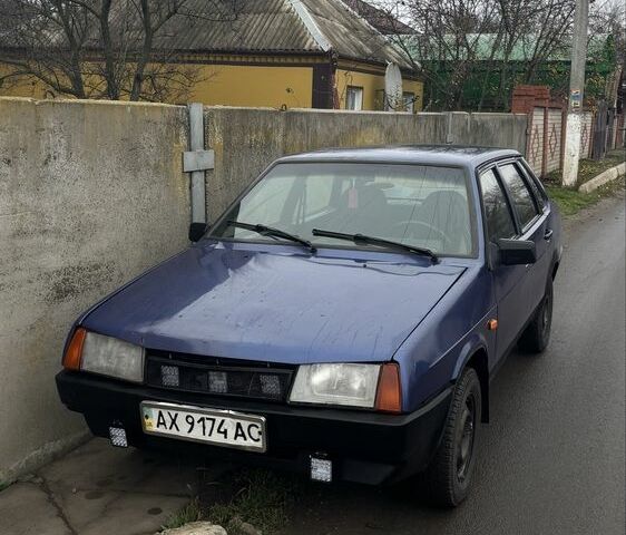 Синий ВАЗ 21099, объемом двигателя 1.5 л и пробегом 3 тыс. км за 1183 $, фото 1 на Automoto.ua