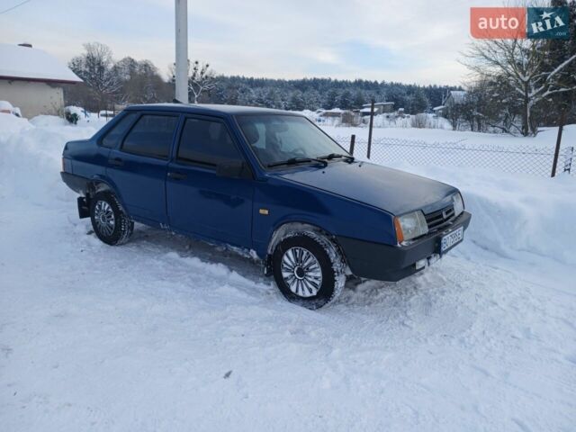 Синий ВАЗ 21099, объемом двигателя 1.5 л и пробегом 124 тыс. км за 1999 $, фото 1 на Automoto.ua