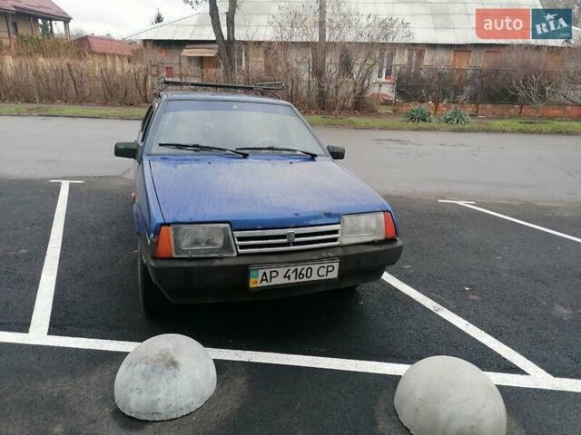 Синий ВАЗ 21099, объемом двигателя 1.5 л и пробегом 246 тыс. км за 894 $, фото 1 на Automoto.ua