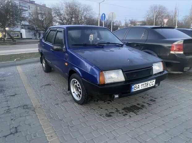 Синий ВАЗ 21099, объемом двигателя 1.5 л и пробегом 3 тыс. км за 1300 $, фото 1 на Automoto.ua