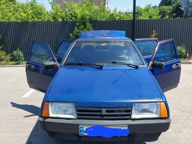 Синий ВАЗ 21099, объемом двигателя 0 л и пробегом 220 тыс. км за 1200 $, фото 1 на Automoto.ua