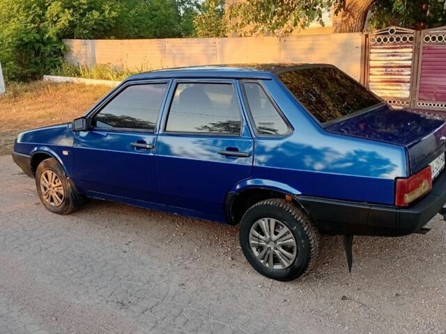 Синий ВАЗ 21099, объемом двигателя 1.5 л и пробегом 225 тыс. км за 1650 $, фото 1 на Automoto.ua