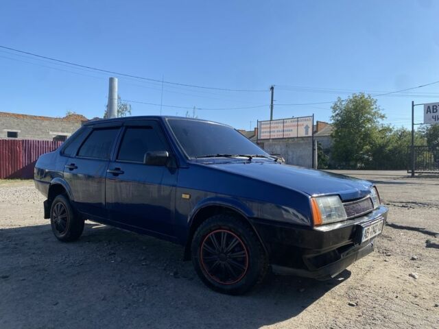 Синій ВАЗ 21099, об'ємом двигуна 1.5 л та пробігом 160 тис. км за 1400 $, фото 1 на Automoto.ua