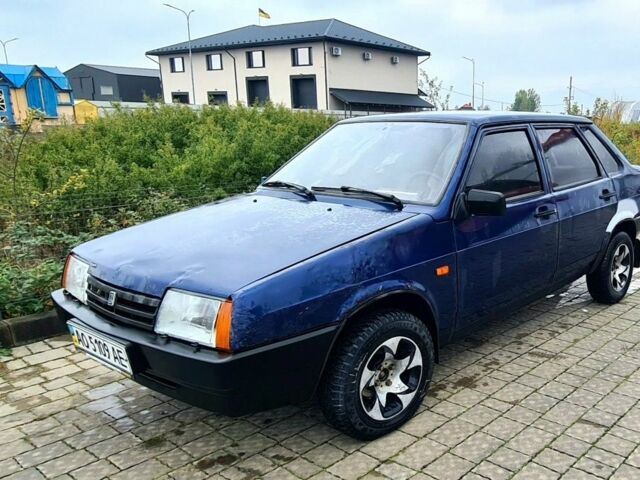 Синий ВАЗ 21099, объемом двигателя 1.5 л и пробегом 300 тыс. км за 967 $, фото 1 на Automoto.ua