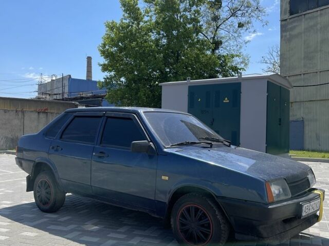 Синий ВАЗ 21099, объемом двигателя 1.5 л и пробегом 160 тыс. км за 850 $, фото 1 на Automoto.ua