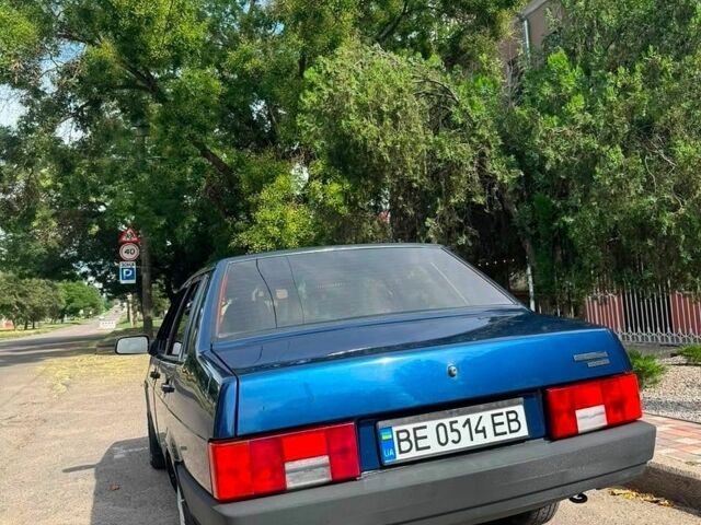 Синий ВАЗ 21099, объемом двигателя 1.5 л и пробегом 253 тыс. км за 2500 $, фото 1 на Automoto.ua