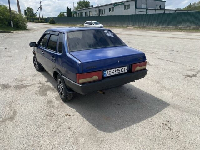 Синий ВАЗ 21099, объемом двигателя 1.5 л и пробегом 167 тыс. км за 900 $, фото 1 на Automoto.ua