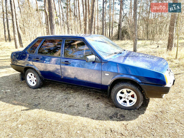 Синій ВАЗ 21099, об'ємом двигуна 1.5 л та пробігом 199 тис. км за 1550 $, фото 1 на Automoto.ua
