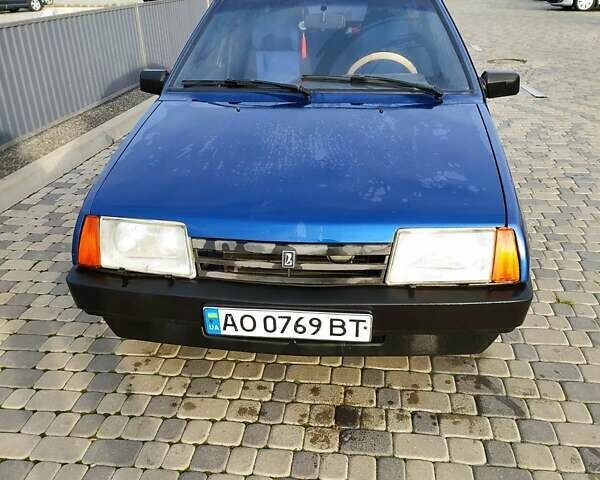 Синий ВАЗ 21099, объемом двигателя 1.5 л и пробегом 255 тыс. км за 1900 $, фото 1 на Automoto.ua