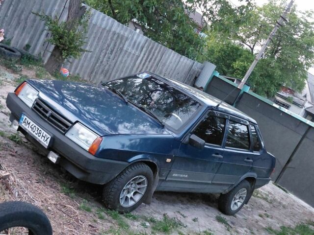 Синій ВАЗ 21099, об'ємом двигуна 1.5 л та пробігом 288 тис. км за 1574 $, фото 1 на Automoto.ua