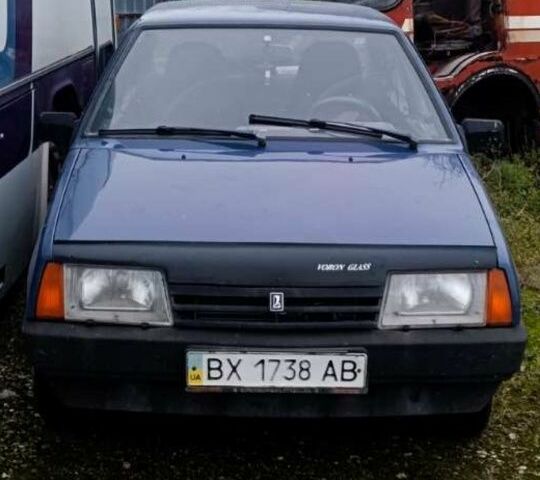 Синий ВАЗ 21099, объемом двигателя 1.5 л и пробегом 157 тыс. км за 1000 $, фото 1 на Automoto.ua