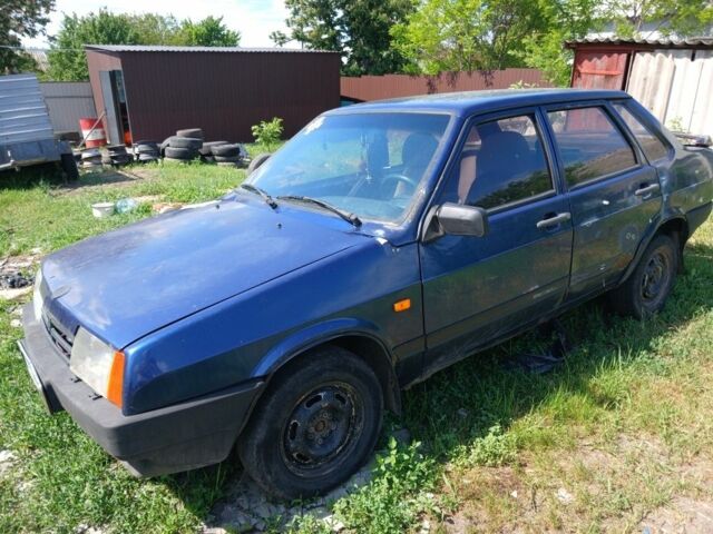 Синій ВАЗ 21099, об'ємом двигуна 1.5 л та пробігом 250 тис. км за 409 $, фото 1 на Automoto.ua