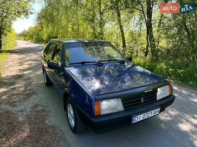 Синий ВАЗ 21099, объемом двигателя 1.6 л и пробегом 322 тыс. км за 1250 $, фото 1 на Automoto.ua