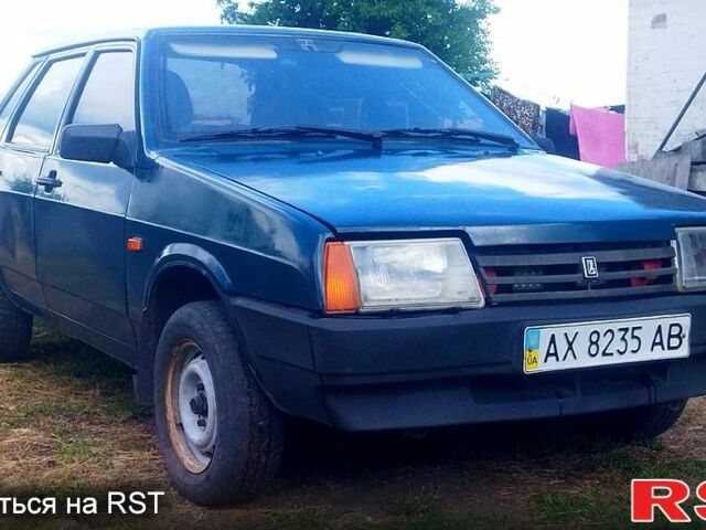 Синий ВАЗ 21099, объемом двигателя 1.5 л и пробегом 168 тыс. км за 1500 $, фото 1 на Automoto.ua