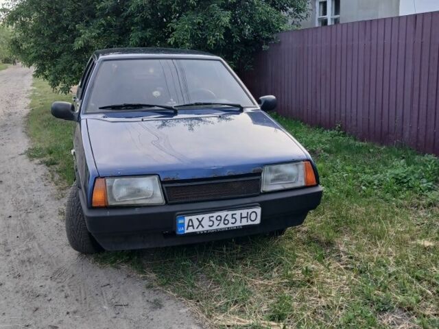 Синий ВАЗ 21099, объемом двигателя 1.5 л и пробегом 270 тыс. км за 1396 $, фото 1 на Automoto.ua