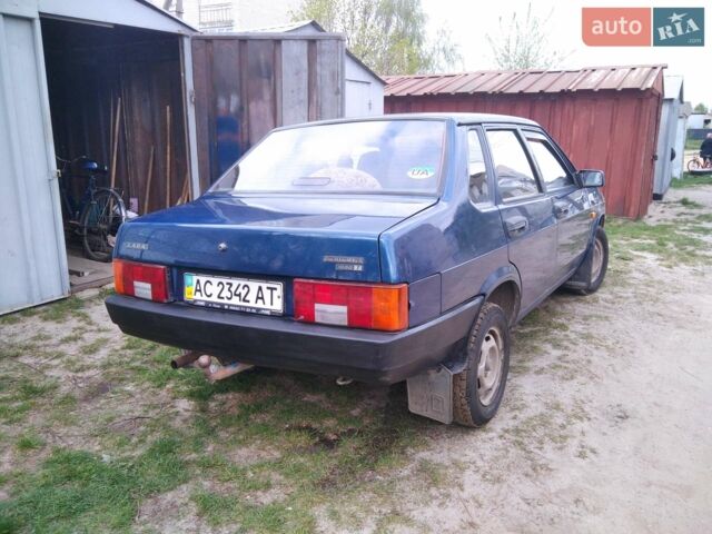 Синий ВАЗ 21099, объемом двигателя 0 л и пробегом 74 тыс. км за 1800 $, фото 1 на Automoto.ua