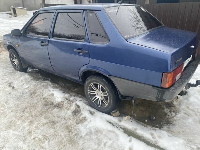 Синій ВАЗ 21099, об'ємом двигуна 1.5 л та пробігом 190 тис. км за 1700 $, фото 1 на Automoto.ua