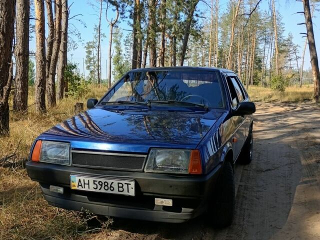 Синий ВАЗ 21099, объемом двигателя 1.5 л и пробегом 200 тыс. км за 2221 $, фото 1 на Automoto.ua