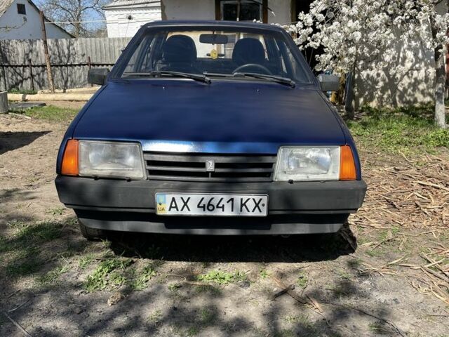 Синій ВАЗ 21099, об'ємом двигуна 1.5 л та пробігом 150 тис. км за 1600 $, фото 1 на Automoto.ua