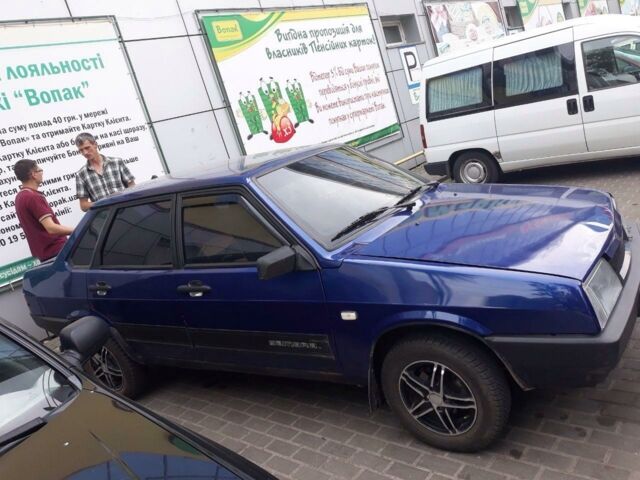 Синий ВАЗ 21099, объемом двигателя 1.5 л и пробегом 114 тыс. км за 2500 $, фото 1 на Automoto.ua