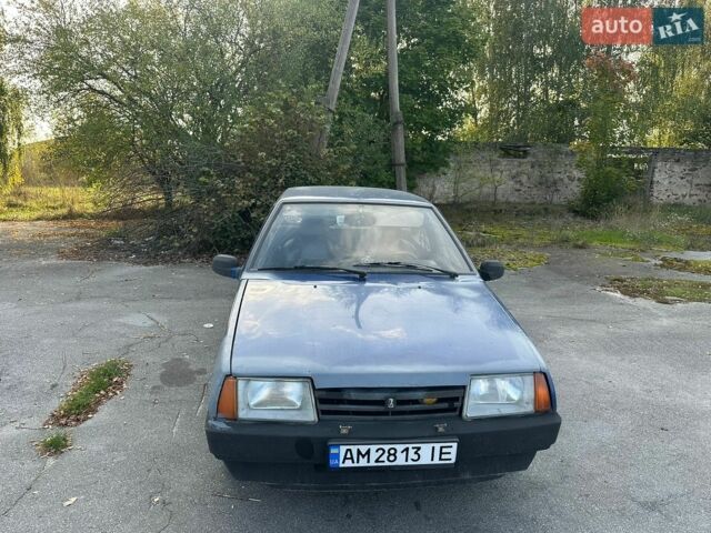 Синий ВАЗ 21099, объемом двигателя 1.5 л и пробегом 195 тыс. км за 899 $, фото 1 на Automoto.ua
