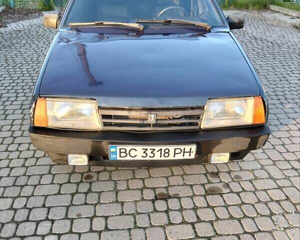Синий ВАЗ 21099, объемом двигателя 1.5 л и пробегом 210 тыс. км за 1700 $, фото 1 на Automoto.ua