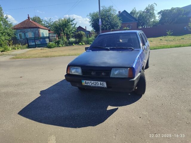 Синий ВАЗ 21099, объемом двигателя 0 л и пробегом 250 тыс. км за 700 $, фото 1 на Automoto.ua