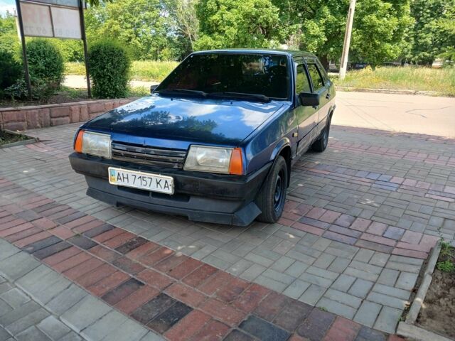 Синій ВАЗ 21099, об'ємом двигуна 1.5 л та пробігом 200 тис. км за 850 $, фото 1 на Automoto.ua