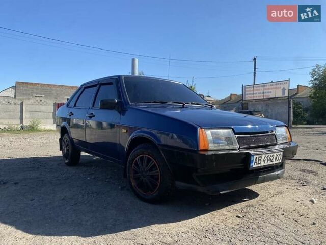 Синий ВАЗ 21099, объемом двигателя 1.5 л и пробегом 160 тыс. км за 1400 $, фото 1 на Automoto.ua