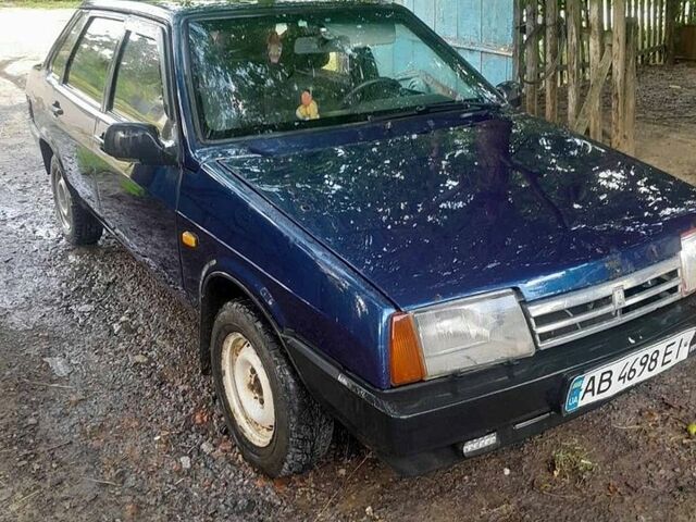 Синій ВАЗ 21099, об'ємом двигуна 1.6 л та пробігом 127 тис. км за 899 $, фото 1 на Automoto.ua