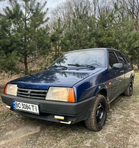 Синий ВАЗ 21099, объемом двигателя 1.5 л и пробегом 340 тыс. км за 1350 $, фото 1 на Automoto.ua