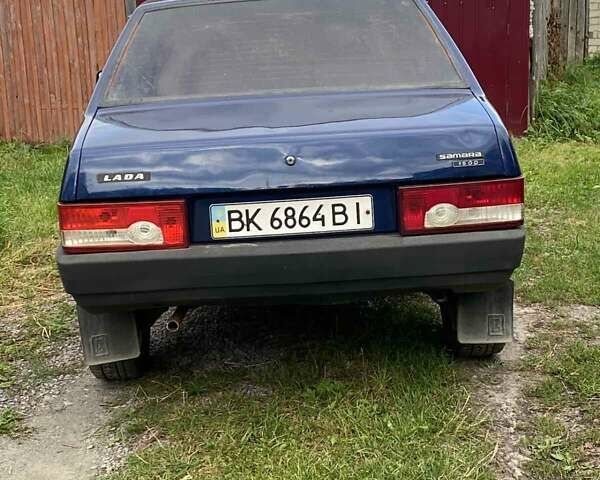 Синий ВАЗ 21099, объемом двигателя 1.5 л и пробегом 70 тыс. км за 1500 $, фото 1 на Automoto.ua